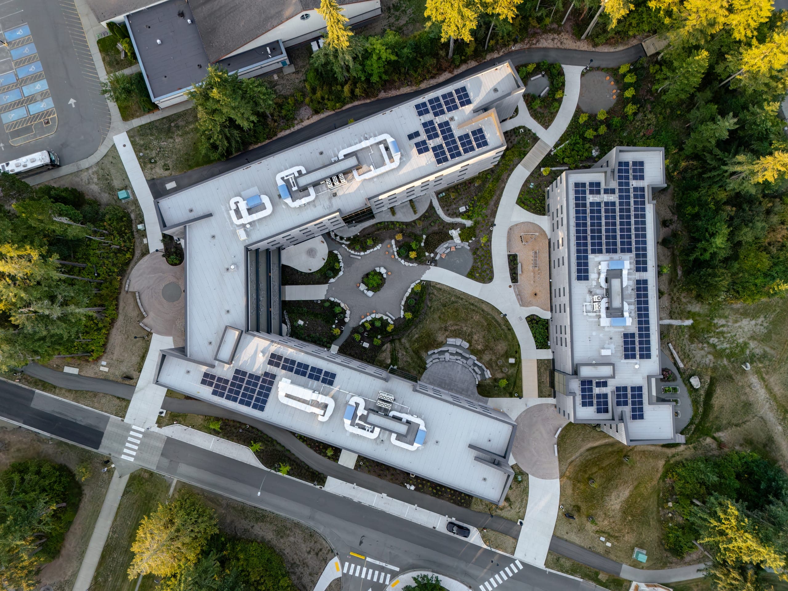 Aerial real estate media in North Island College