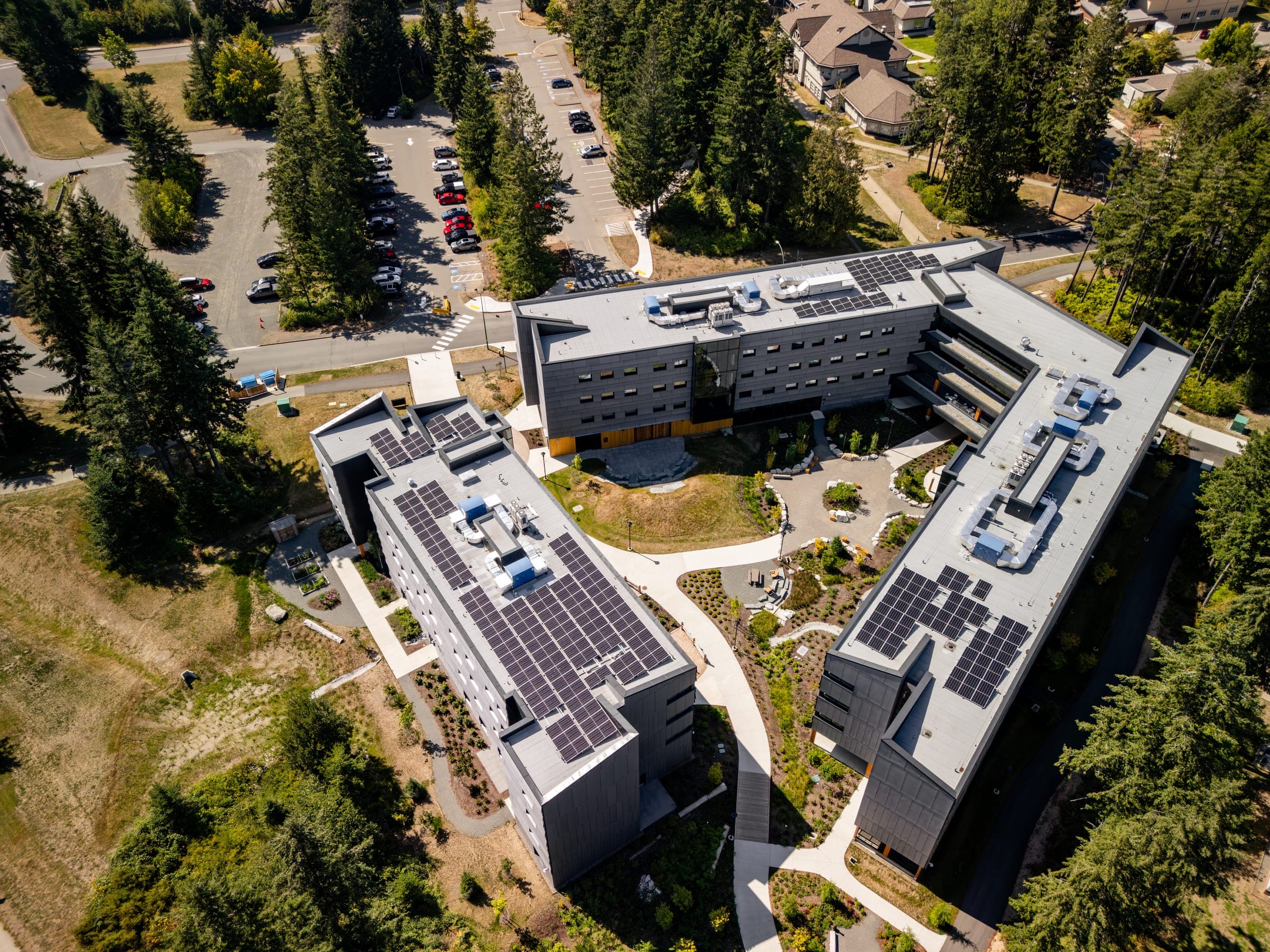 Aerial real estate media in North Island College