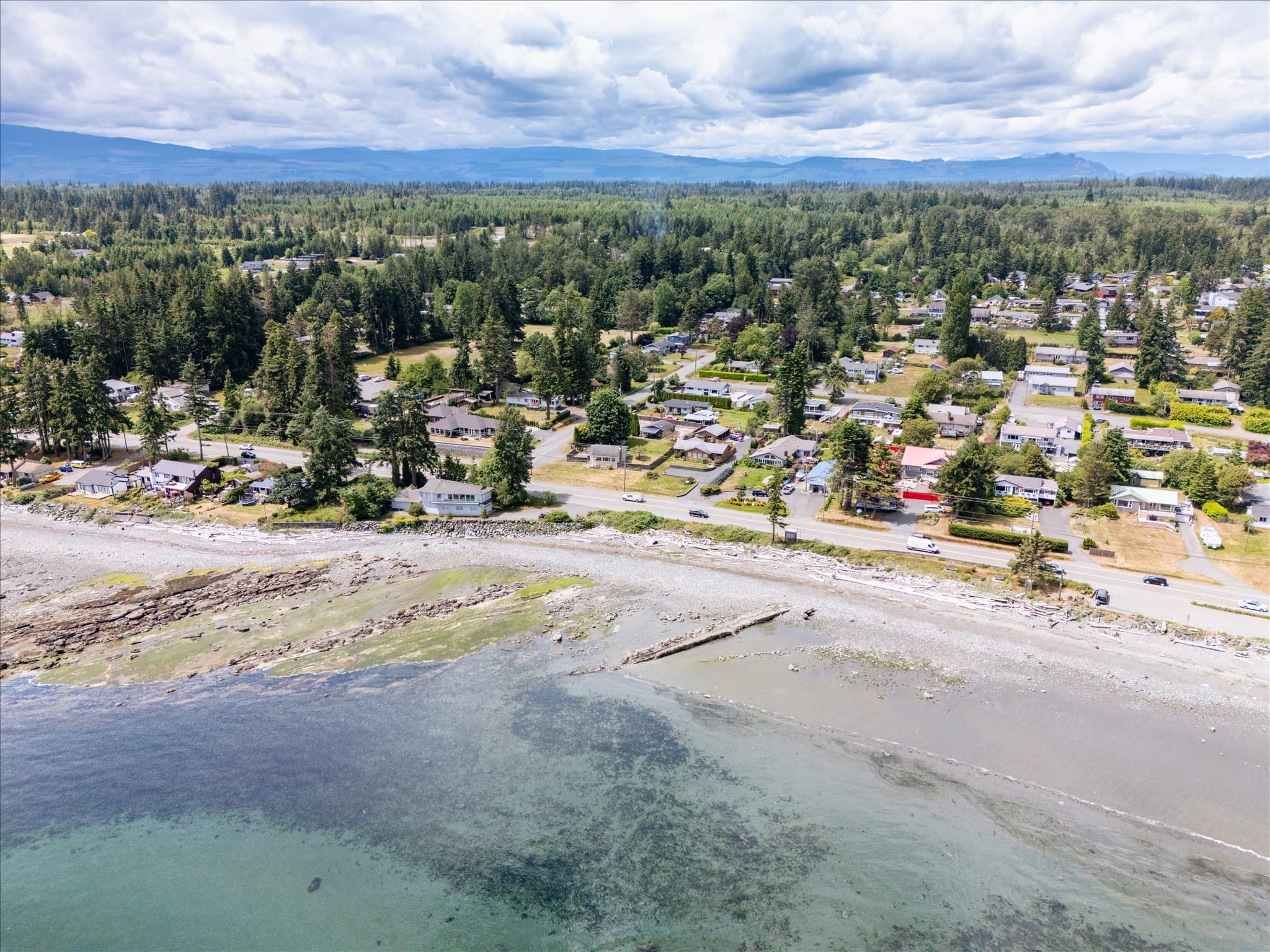 Aerial real estate media in Campbell River, BC