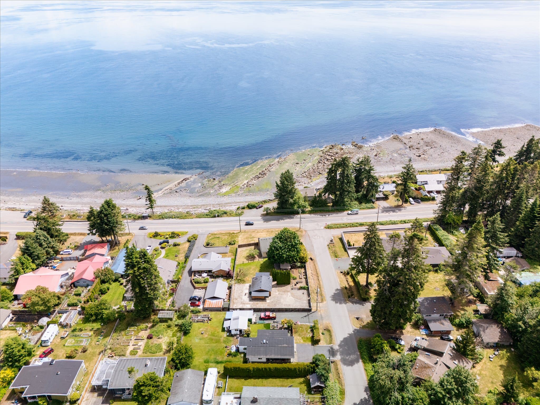 Aerial real estate media in Campbell River, BC