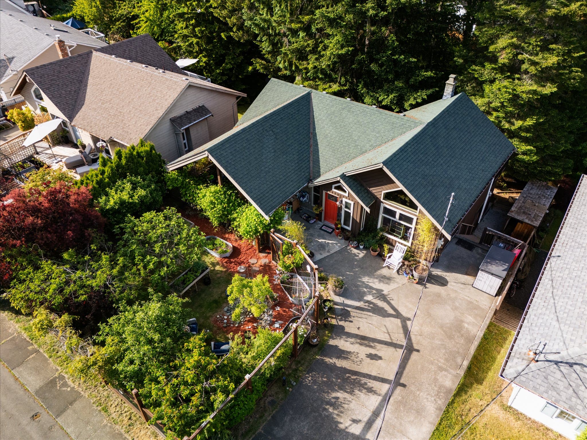 Aerial real estate media in Courtenay, BC