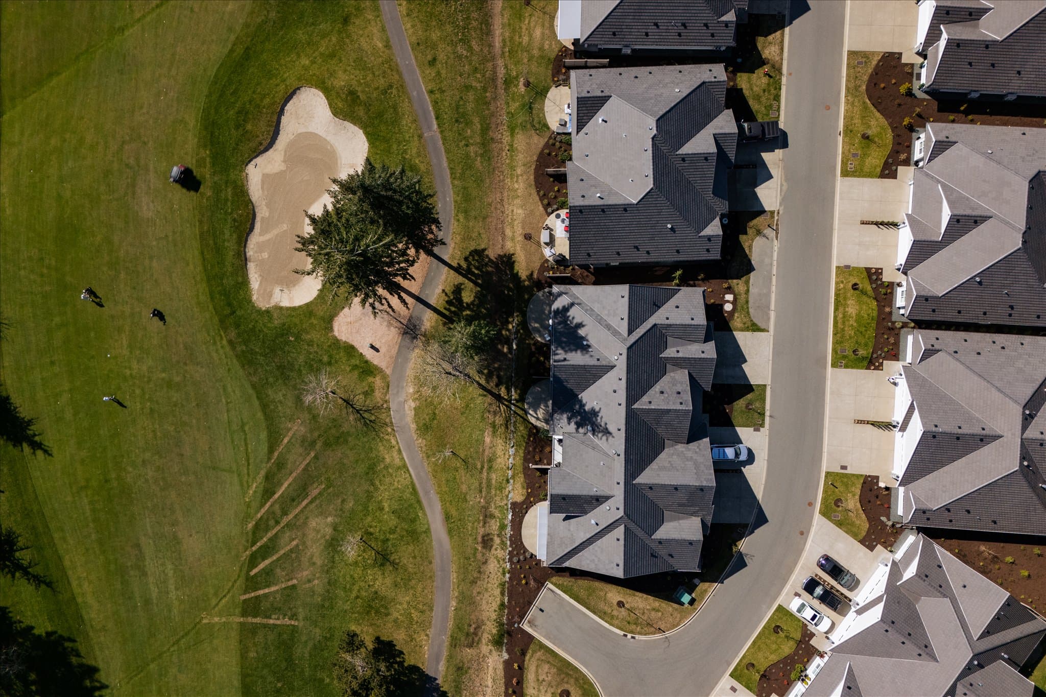 Aerial real estate media in Crown Isle, BC