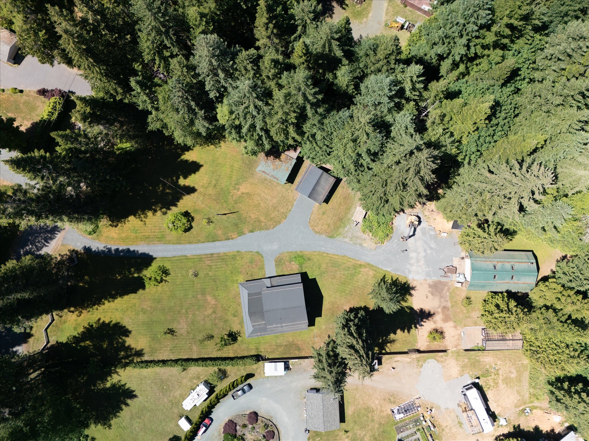 Aerial real estate media in Fanny Bay, BC